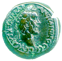 image of obverse of drachma of Antoninus Pius